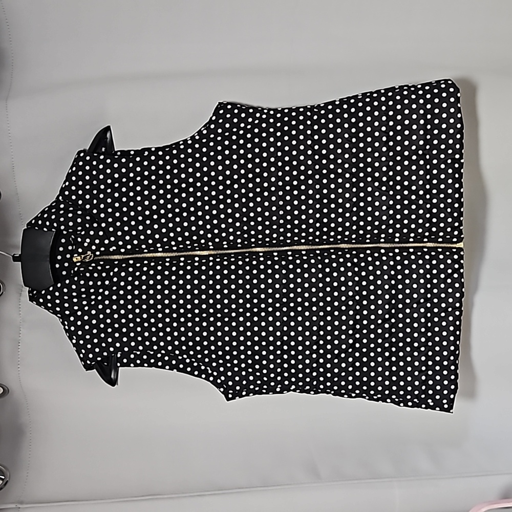 Michael Kors Polka Dot Vest - sz med